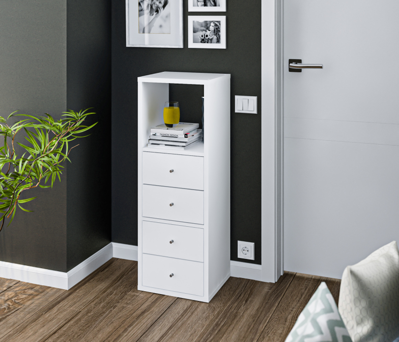 Стеллажи, Ящики Кито СБ-3247 Белый