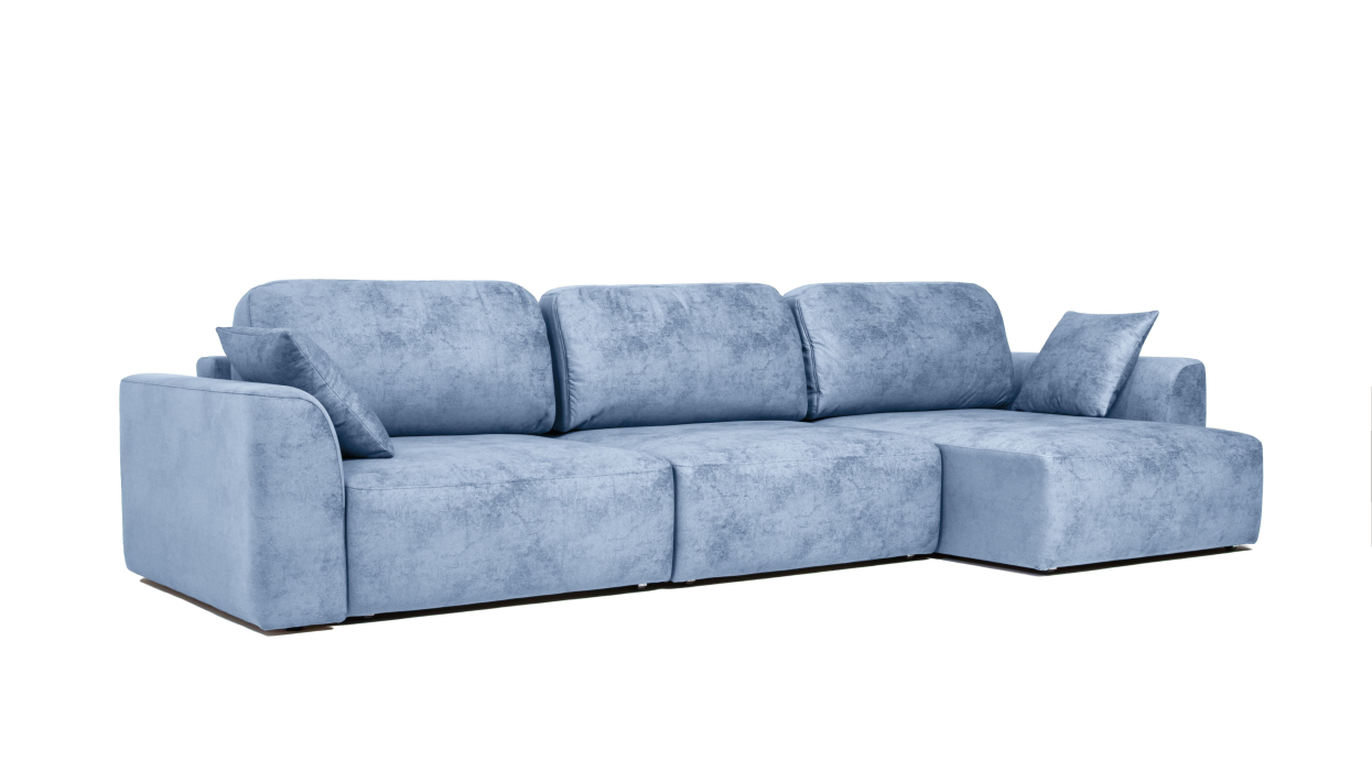 Диваны угловые в гостиную, Диван угловой Trump, велюр