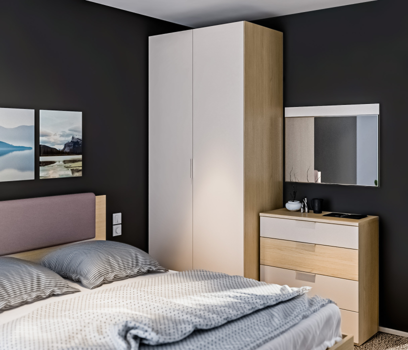 Зеркала в спальню, Зеркало Афина СБ-3344 Кашемир серый