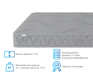 Столлайн / Матрас Флагман 1400*2000