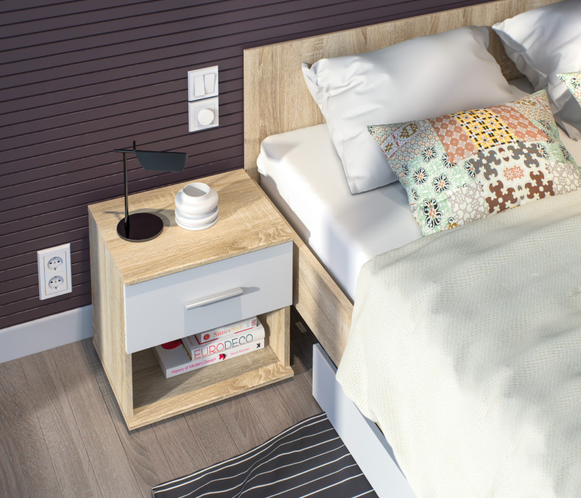 Прикроватные тумбы, Тумба прикроватная Мамбо СБ-2683