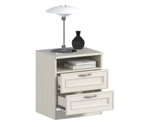 Тумба Гранд / Ливерпуль СБ-3514 Дуб Приморский Белый/МДФ Классика Светлый