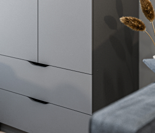 Шкаф с ящиками Бруклин СБ-3345