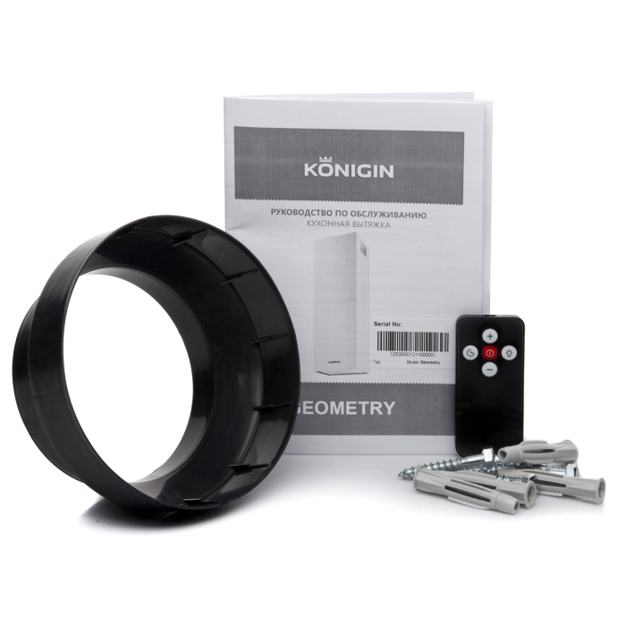 Вытяжки, Кухонная вытяжка Konigin Geometry Glass