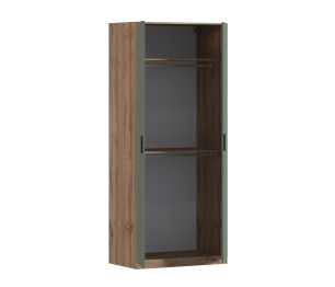 Шкаф двухдверный Макс 1000 мм, вариант №4 (ЛДСП, корпус дуб вотан)