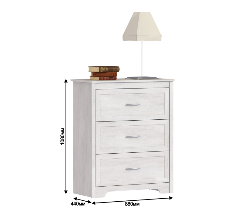 Комоды, Комод Прованс СБ-2560/1