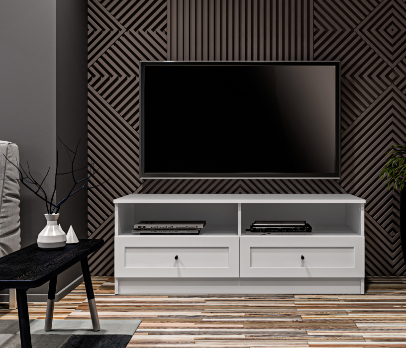 ТВ-тумбы, Тумба Твин СБ-3381 Белый