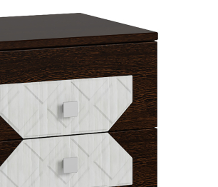 ЛДСП Тумба прикроватная НИКОЛЬ Венге-Лиственница светлая