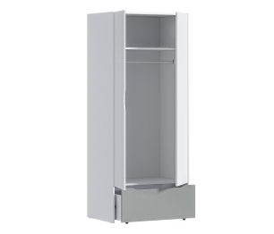 Шкаф Mika / Мика СБ-3272 Белый/Белый,Серый