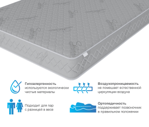 Столлайн / Матрас Сити - Бормио 800*2000