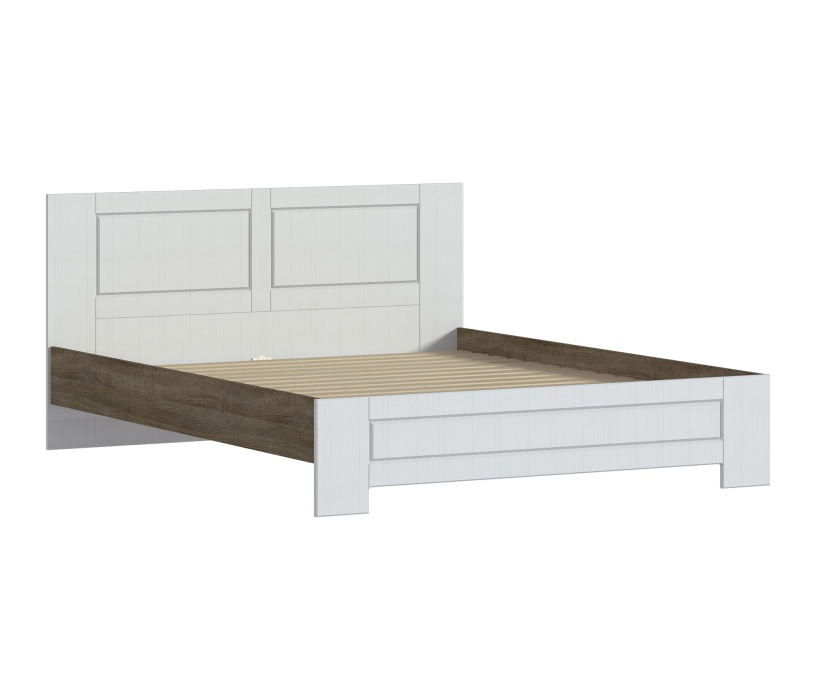 Белые, Кровать 1600 Илона (Прованс) СБ-2673/1