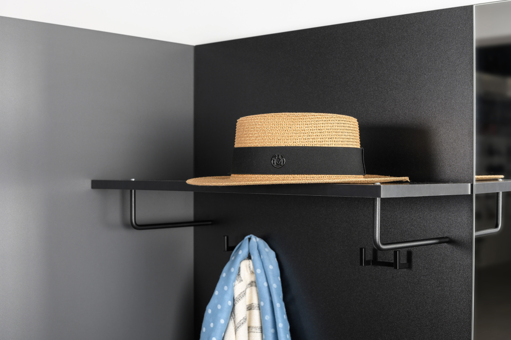 Настенные, Вешалка Сидней 15.16, черный