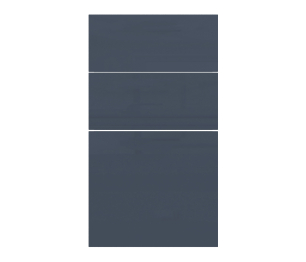 Фасад ящика Эстель Н-40 МДФ Графит глянец