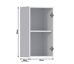 Кантри шкаф 40 навесной с фасадом