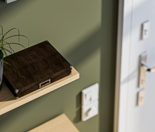 Полка открытая Афина СБ-3316 Дуб Винченца