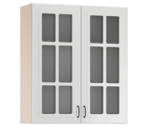 Регина шкаф навесной со стеклом 2 дв 80х93см