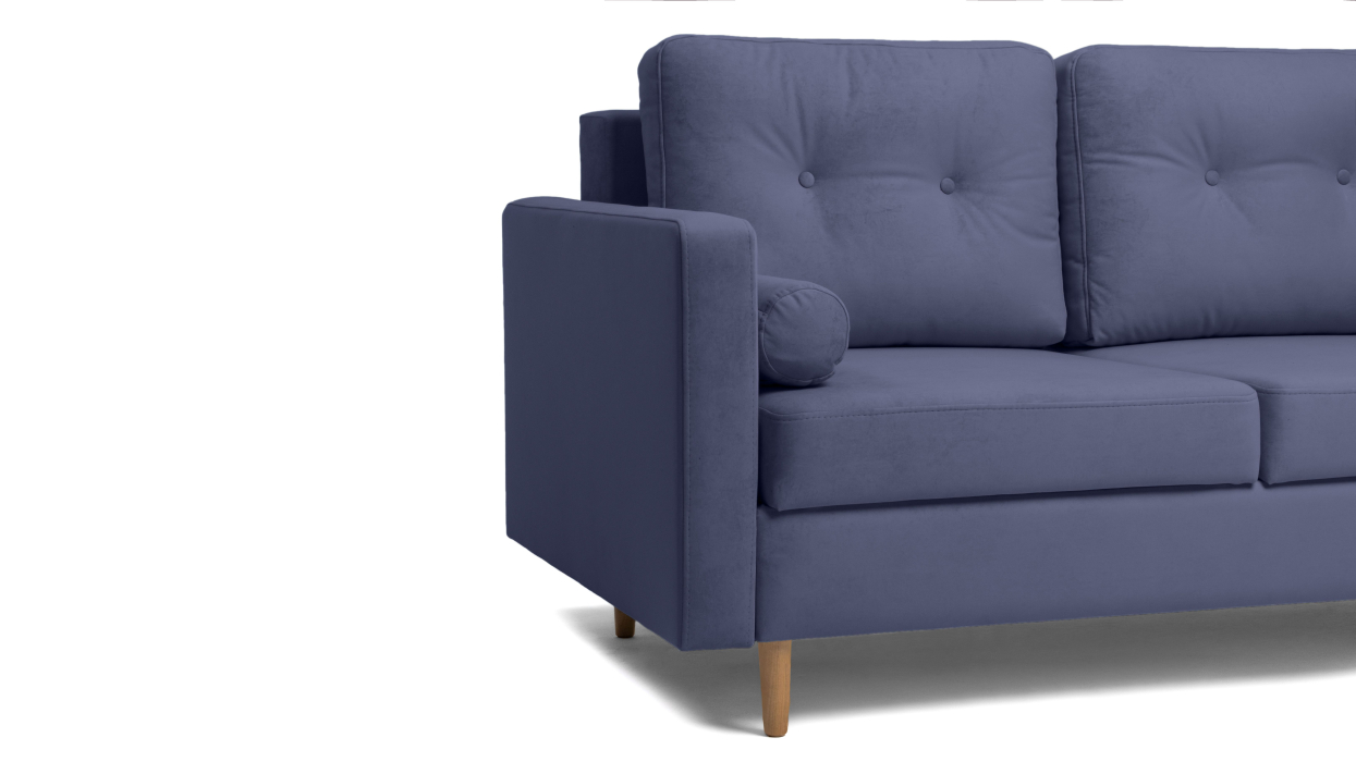 Диваны прямые кухонные, Диван Lucas 140, велюр