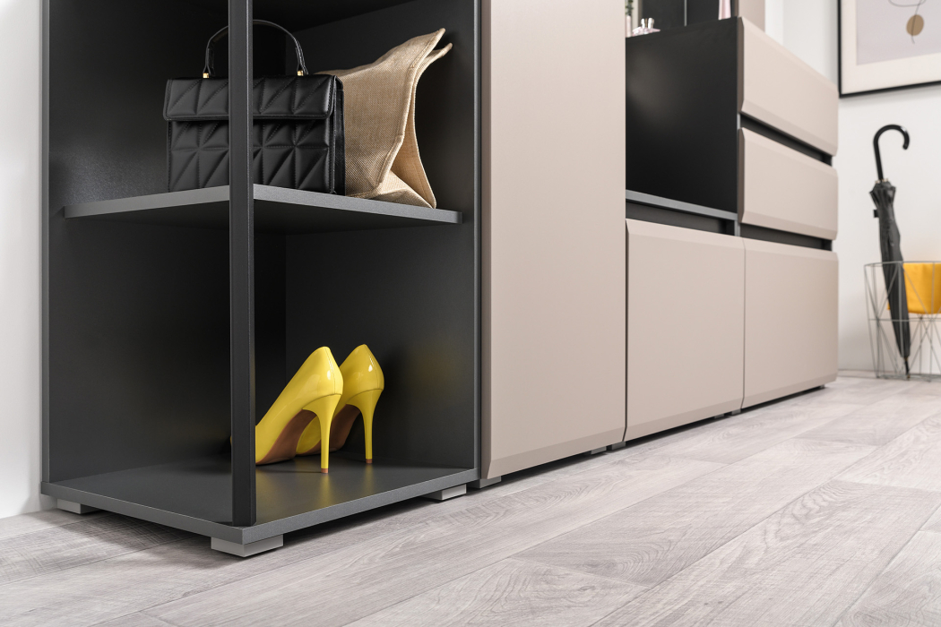 Стеллажи, Стеллаж угловой Сидней 16.425, антрацит