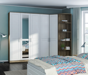 Шкаф угловой Илона (Прованс) СБ-2669