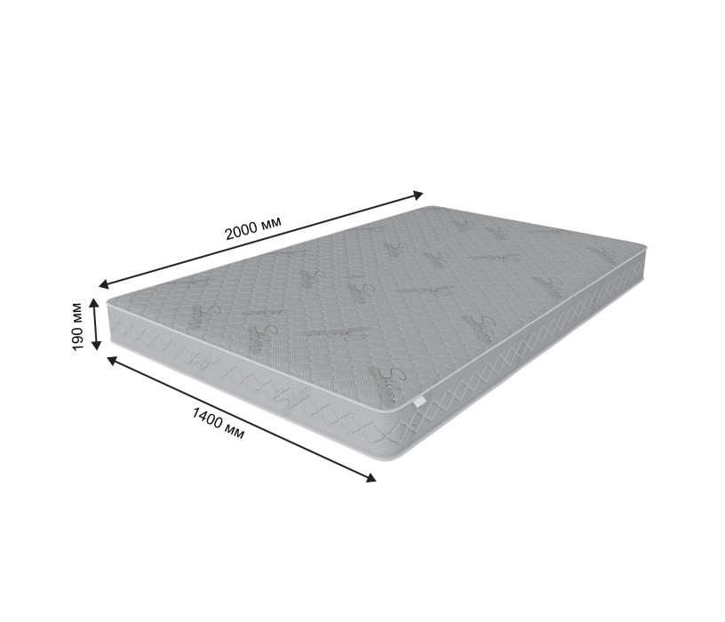 1400 x 2000, Матрас Премиум Пломбир 1400*2000