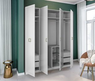 Комплект дверей Ассоль СБ-3438 МДФ Белый