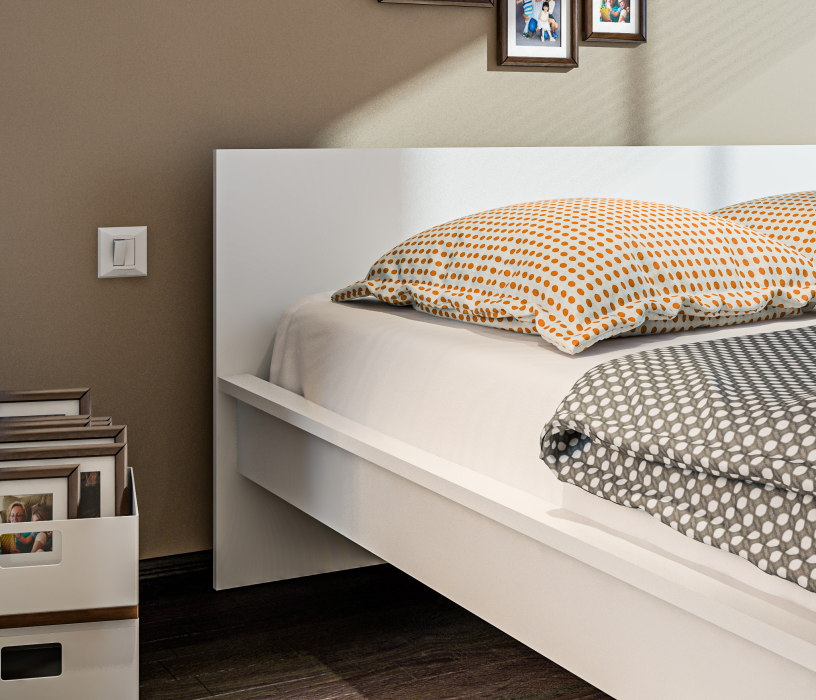 Кровати 140 см, Кровать (1400) Леон/Бруклин СБ-3368