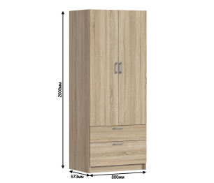 Шкаф Терра СБ-3292 Дуб Сонома