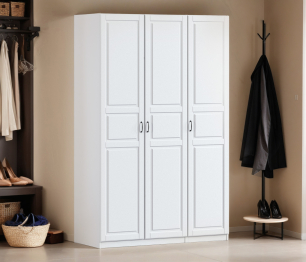 Шкаф трехдверный Макс 1500 мм, вариант №2 (ЛДСП/МДФ)